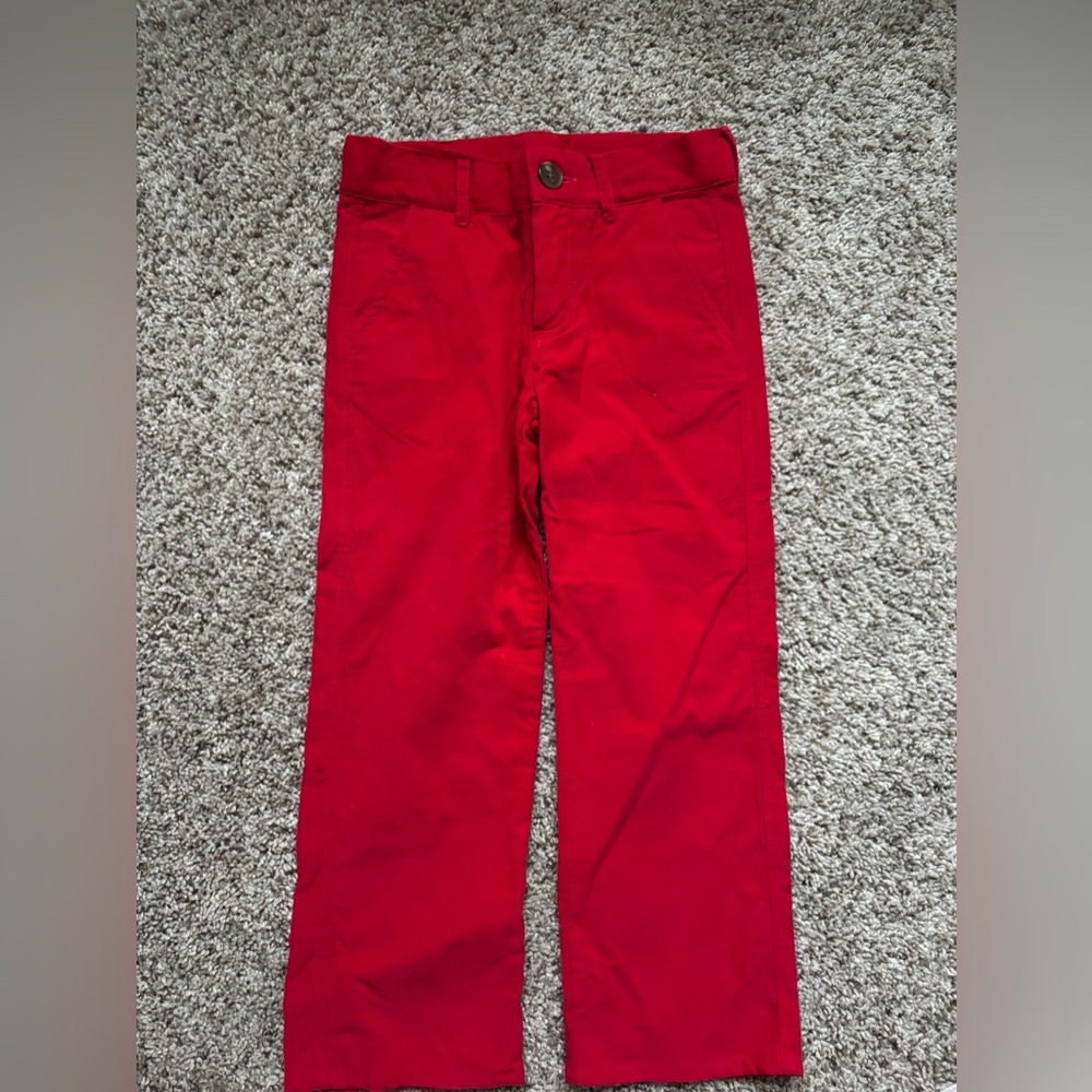 The Beaufort Bonnet Company Red Kids Casual Bottoms